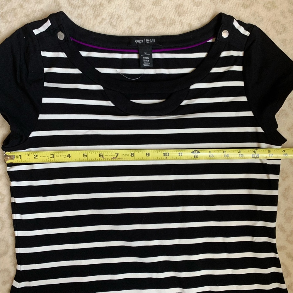 White House Black Market striped dress (M) - Picture 9 of 11